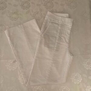 LOFT Linen and Cotton Blend Trousers Size 4